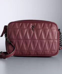 Simply Vera Vera Wang Camera Bag -Simply Vera Vera Wang Shop 4817979 Quilted Tawny Port
