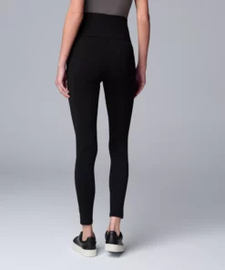 Women's Simply Vera Vera Wang Live-In Shaping High Rise Leggings -Simply Vera Vera Wang Shop 4994850 ALT