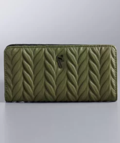 Simply Vera Vera Wang Vivian RFID-Blocking Wallet -Simply Vera Vera Wang Shop 4998848 Ruched Winter Moss