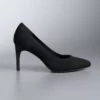 Simply Vera Vera Wang Stevie Knit Women's Pumps -Simply Vera Vera Wang Shop 5011143 Black Knit