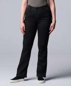 Women's Simply Vera Vera Wang Stretch Bootcut Jeans -Simply Vera Vera Wang Shop 5033495 ALT3