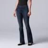 Women's Simply Vera Vera Wang Stretch Bootcut Jeans -Simply Vera Vera Wang Shop 5033495 Burnished Indigo