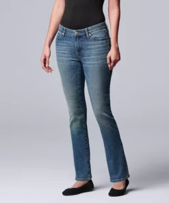 Women's Simply Vera Vera Wang Slim Straight Leg Jeans -Simply Vera Vera Wang Shop 5033575 Raleigh
