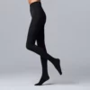 Women's Simply Vera Vera Wang Cable Knit Fleece Lined Tights 2 Women's Simply Vera Vera Wang Cable Knit Fleece Lined Tights -Simply Vera Vera Wang Shop 5069063 Black