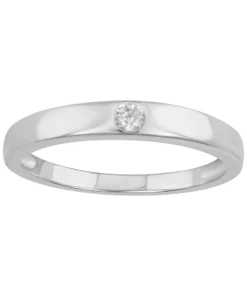 Simply Vera Vera Wang 14k White Gold Diamond Accent Band