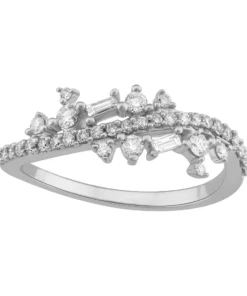 Simply Vera Vera Wang 14k White Gold 1/3 Carat T.W. Diamond Cluster Ring