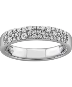 Simply Vera Vera Wang 14k White Gold 1/3 Carat T.W. Diamond Pave Ring