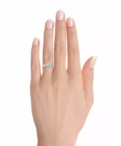 Simply Vera Vera Wang 14k Gold 1/2 Carat T.W. Diamond Halo 3-Cluster Engagement Ring -Simply Vera Vera Wang Shop 5115278 ALT9