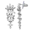 Simply Vera Vera Wang Cubic Zirconia Cluster Drop Earrings