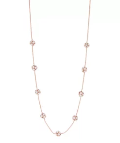 Simply Vera Vera Wang Rose Gold Tone Fireball Collar Necklace