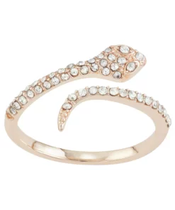 Simply Vera Vera Wang Simulated Crystal Snake Ring -Simply Vera Vera Wang Shop 5221872 Clear