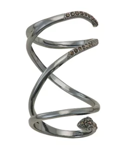Simply Vera Vera Wang Snake Wrap Ring -Simply Vera Vera Wang Shop 5221875 Gray