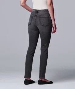 Petite Simply Vera Vera Wang Skinny Jeans -Simply Vera Vera Wang Shop 5260488 ALT