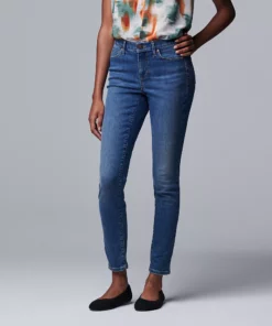 Petite Simply Vera Vera Wang Skinny Jeans