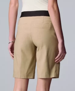 Women's Simply Vera Vera Wang City Pull-On Shorts -Simply Vera Vera Wang Shop 5513083 ALT