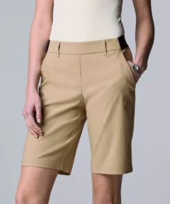 Women's Simply Vera Vera Wang City Pull-On Shorts -Simply Vera Vera Wang Shop 5513083 Kaitlin Tan