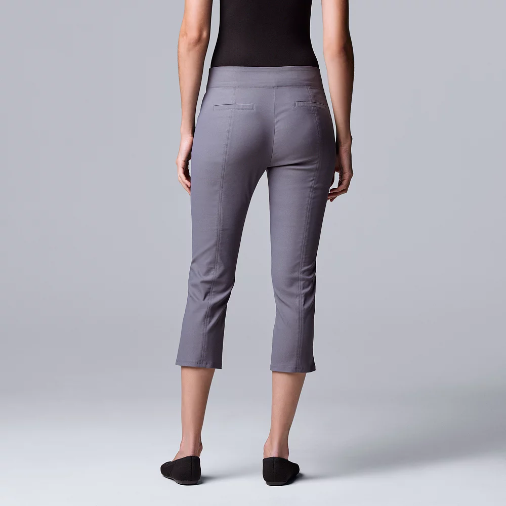 Women's Simply Vera Vera Wang Simply Modern Capri Pants 5 Women's Simply Vera Vera Wang Simply Modern Capri Pants - Image 3