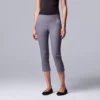 Women's Simply Vera Vera Wang Simply Modern Capri Pants 2 Women's Simply Vera Vera Wang Simply Modern Capri Pants -Simply Vera Vera Wang Shop 5514566 Metallic Pewter