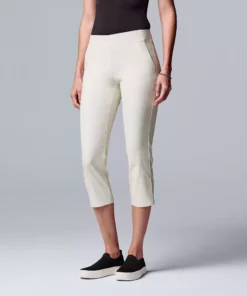 Petite Simply Vera Vera Wang Simply Modern Capri Pants 8 Petite Simply Vera Vera Wang Simply Modern Capri Pants -Simply Vera Vera Wang Shop 5522068 Chalk Hill