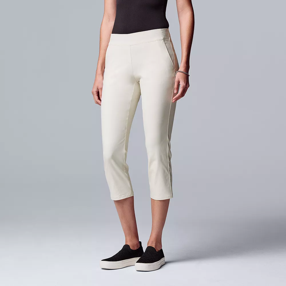 Petite Simply Vera Vera Wang Simply Modern Capri Pants 5 Petite Simply Vera Vera Wang Simply Modern Capri Pants - Image 3