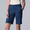 Petite Simply Vera Vera Wang City Twill Shorts 2 Petite Simply Vera Vera Wang City Twill Shorts -Simply Vera Vera Wang Shop 5523136 Bellamy Navy