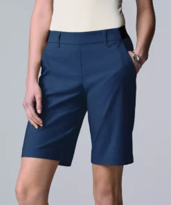 Simply Vera Vera Wang Shop 13 Petite Simply Vera Vera Wang City Twill Shorts