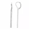 Simply Vera Vera Wang Silver Tone Cubic Zirconia Linear Drop Earrings -Simply Vera Vera Wang Shop 5553057
