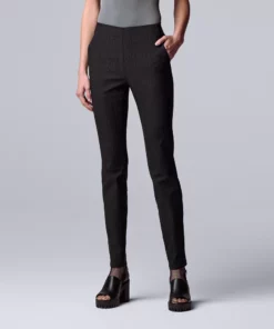Women's Simply Vera Vera Wang Simply Modern Skinny Pants -Simply Vera Vera Wang Shop 5577206 Stripe Texture