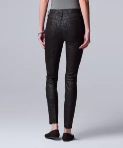 Women's Simply Vera Vera Wang High-Rise Ponte Skinny Pants -Simply Vera Vera Wang Shop 5577522 ALT