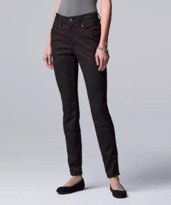 Simply Vera Vera Wang Shop 54 Women's Simply Vera Vera Wang High-Rise Ponte Skinny Pants