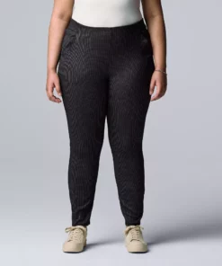 Plus Size Simply Vera Vera Wang Simply Modern Skinny Pants
