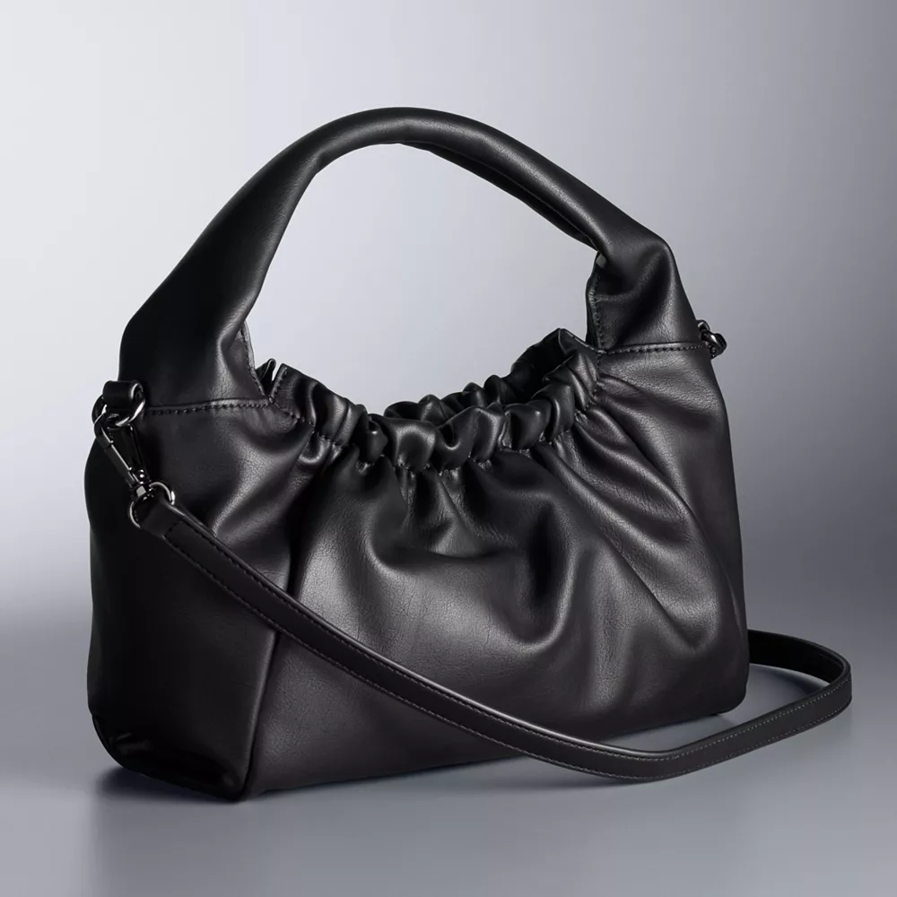 Simply Vera Vera Wang Scrunchy Satchel Bag 6 Simply Vera Vera Wang Scrunchy Satchel Bag - Image 4