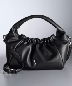 Simply Vera Vera Wang Scrunchy Satchel Bag 10 Simply Vera Vera Wang Scrunchy Satchel Bag -Simply Vera Vera Wang Shop 5592546 Black
