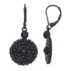 Simply Vera Vera Wang Black Circle Stone Drop Earrings -Simply Vera Vera Wang Shop 5636719