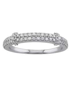 Simply Vera Vera Wang 14k White Gold 1/3 Carat Diamond Wedding Ring