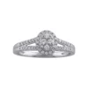Simply Vera Vera Wang 14k White Gold 1/3 Carat Diamond Cluster Engagement Ring -Simply Vera Vera Wang Shop 5677745