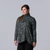 Plus Size Simply Vera Vera Wang Cozy Asymmetrical-Hem Top 1 Plus Size Simply Vera Vera Wang Cozy Asymmetrical-Hem Top -Simply Vera Vera Wang Shop 5690726 Graphic Lace C