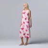 Women's Simply Vera Vera Wang Maxi Chemise -Simply Vera Vera Wang Shop 5702043 Lt Pink Floral