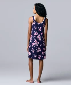 Women's Simply Vera Vera Wang Midi Chemise -Simply Vera Vera Wang Shop 5702044 ALT