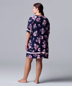 Plus Size Simply Vera Vera Wang Short Sleeve Sleepshirt 9 Plus Size Simply Vera Vera Wang Short Sleeve Sleepshirt -Simply Vera Vera Wang Shop 5702046 ALT