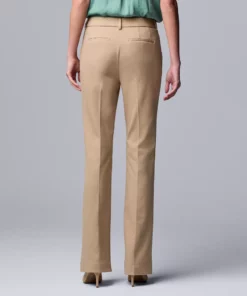 Women's Simply Vera Vera Wang High-Rise Flare Pants -Simply Vera Vera Wang Shop 5750806 ALT2