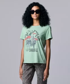 Women's Simply Vera Vera Wang Beatles Graphic Band Tee