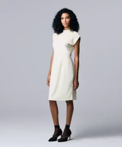 Women's Simply Vera Vera Wang Draped Sheath Dress