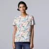 Women's Simply Vera Vera Wang Pride Graphic Tee -Simply Vera Vera Wang Shop 5829333