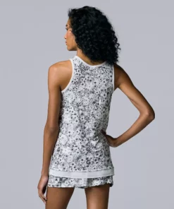 Women's Simply Vera Vera Wang Basic Luxury Tank & Boxer Sleep Set -Simply Vera Vera Wang Shop 5859500 ALT