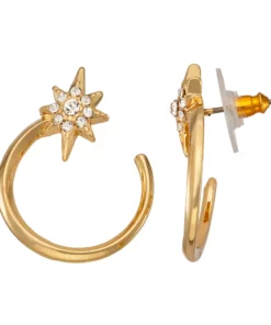 Simply Vera Vera Wang Celestial Frontal Hoop Earrings