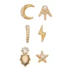 Simply Vera Vera Wang Gold Tone Celestial Earring Set -Simply Vera Vera Wang Shop 5892991