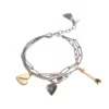 Simply Vera Vera Wang 2-Row Charm Bracelet -Simply Vera Vera Wang Shop 5896166