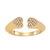 Simply Vera Vera Wang Gold-Tone Heart Ring -Simply Vera Vera Wang Shop 5896192