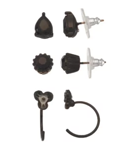 Simply Vera Vera Wang Silver-Tone Earring Trio